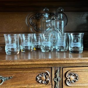 Name your poison cocktail glasses